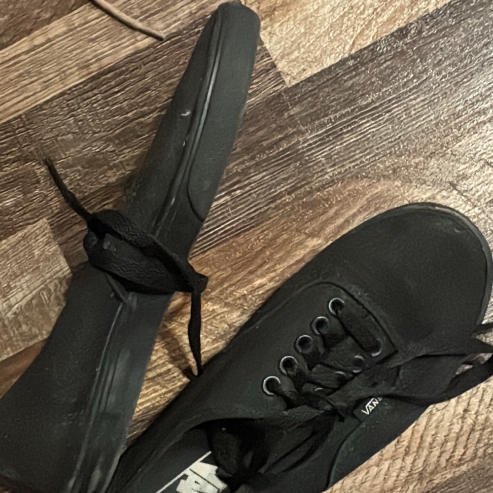 Vans Classic Black Lace-Up Shoes